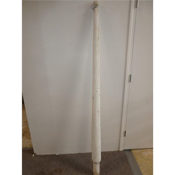 Vintage Wooden Barber pole