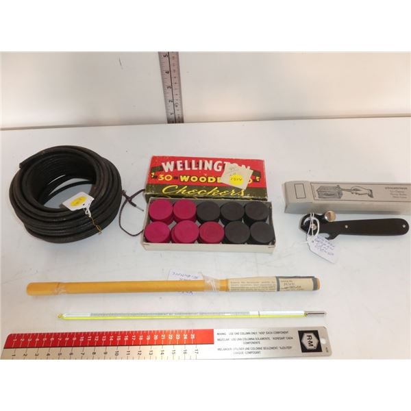 Vintage German Can Opener, Dynamite Fuse,