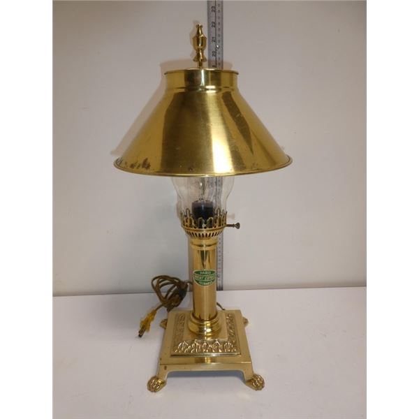 Vintage Brass Electrical Table Top Lamp