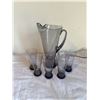 Image 1 : Vintage pitcher and glasses