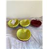 Image 1 : Hazel Atlas colored apple bowls