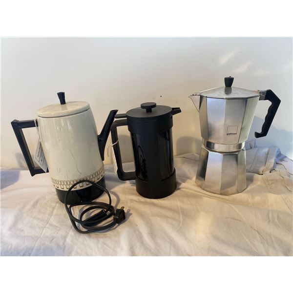 Bodum, Gnail & Sami and electric purculator