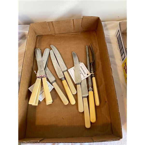 Bakelite knives etc