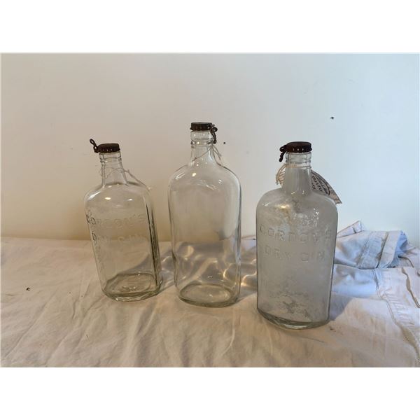 Vintage Gin bottles