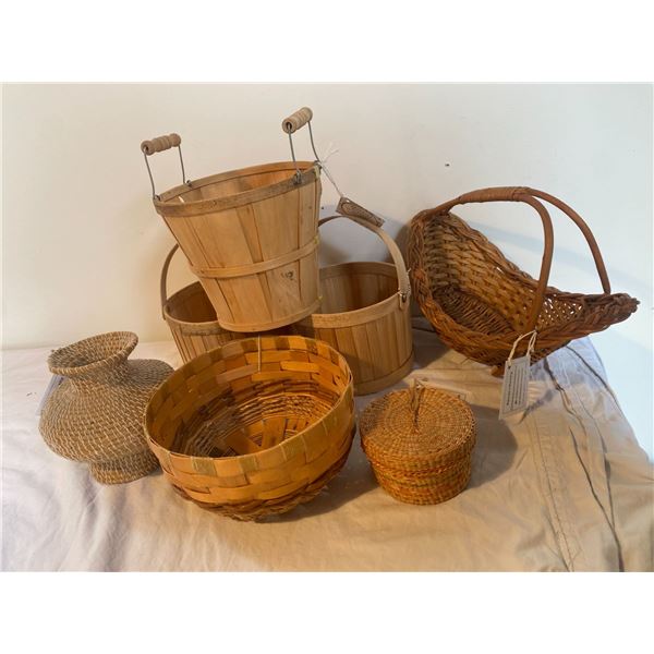 Sea grass and other baskets