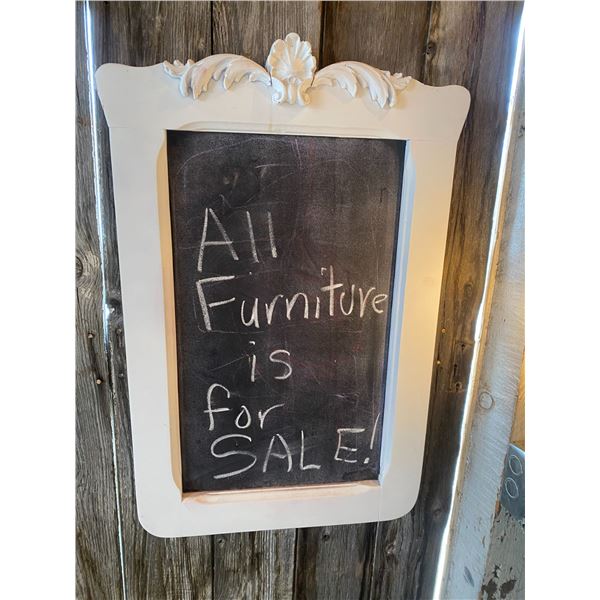 Chalkboard frame 17.5x26" aprox