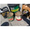 Image 2 : Assorted fluid and tins