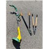 Pruners and electric weed eater