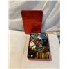 Snap on tin with costume jewelry