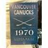 Vancouver Canucks wall hanging