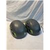 2 men's half dome helmets