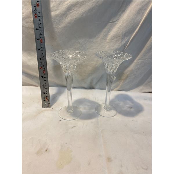 Crystal candle stick holders