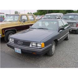 85 AUDI 5000S 4DR EXMT.                                               
