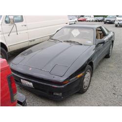 86 TOYOTA SUPRA 2DR EXMT.                                             