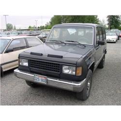 91 ISUZU TROOPER 4X4 4DR SUV EXMT.                                    