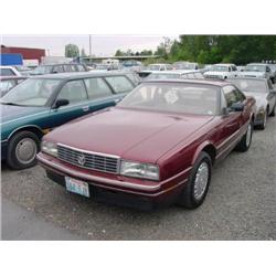*88 CADILLAC ALLANTE 2DR EXMT.                                        