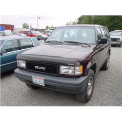 93 ISUZU TROOPER 4X4 4DR SUV EXMT.                                    