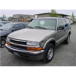 *98 CHEVROLET BLAZER LS 4X4 4DR 102,939 ACTUAL                        