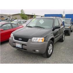 *01 FORD ESCAPE 4X4 4DR 42,286 ACTUAL                                 