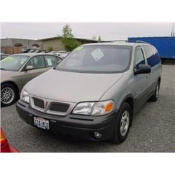 2000 PONTIAC MONTANA VAN 134,077 ACTUAL                               