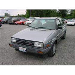 89 VOLKSWAGEN JETTA GTI 5SPD 4DR EXMT.                                