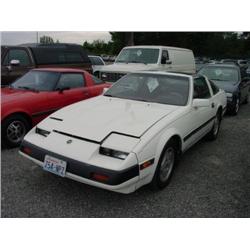 85 NISSAN 300ZX 5SPD 2DR EXMT.                                        