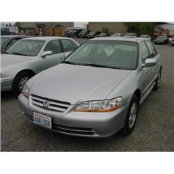 *02 HONDA ACCORD 4DR REBUILT TITLE 25,840 ACTUAL                      