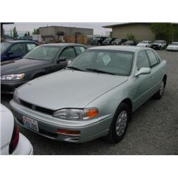 *96 TOYOTA CAMRY 4 DR REBUILT TITLE 52,394 ACTUAL                     
