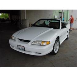 *96 FORD MUSTANG GT CONVERT 2DR 112,229 ACTUAL                        