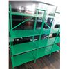 Image 2 : Three Green storage shelves 11.5"w 12"d 55.5"h