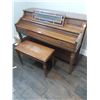 Image 1 : Mason & Risch upright Piano with Bench and Box of Music Books