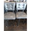 Image 2 : Four Grey Bar Stools