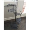Image 2 : Black metal four teared spiral plant stand