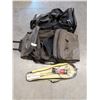 Image 1 : CCM Hockey Bag & Taekwondo carry on bag with two badminton raquets withn a pack of birdies
