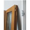 Image 3 : Pair of wooden with glass insert dual doors