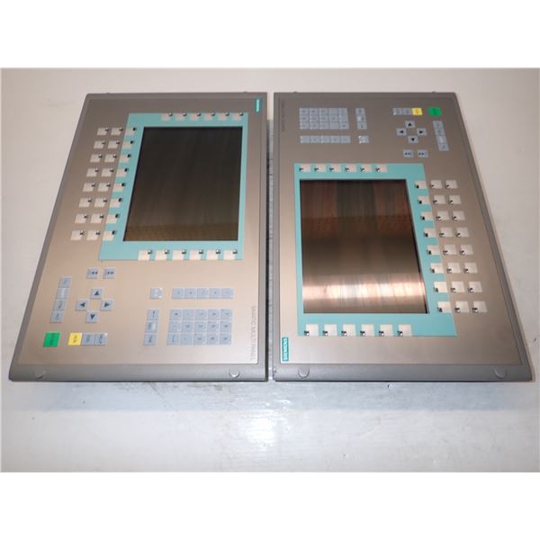 (2) Siemens #6AV6 643-0DD01-1AX1 MP277 10" Key Screens