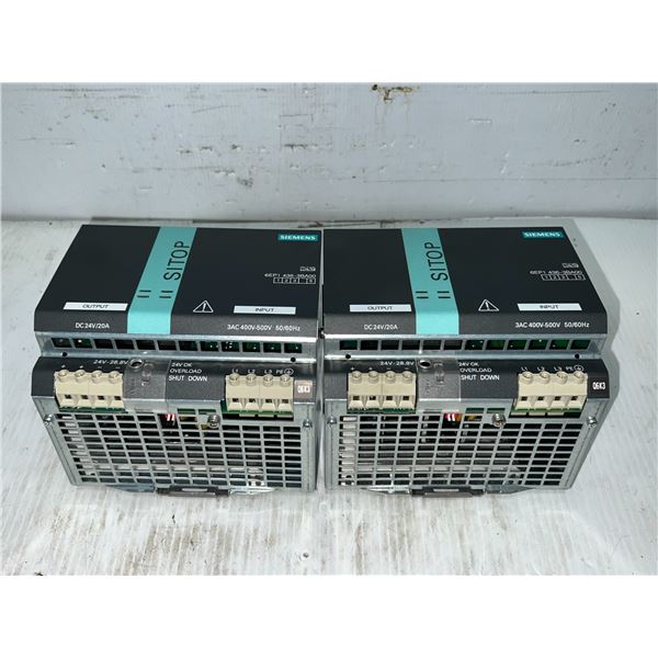 (2) New - Siemens #6EP1436-3BA00 SITOP Modular Power Supplies