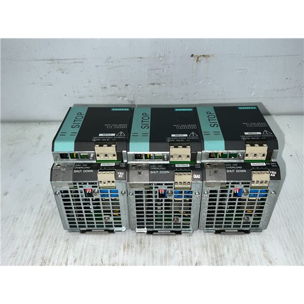 (3) Siemens #6EP1334-3BA00 SITOP Modular Power Supplies