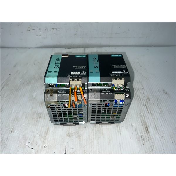 (2) Siemens #6EP1334-3BA00 SITOP Power Supplies