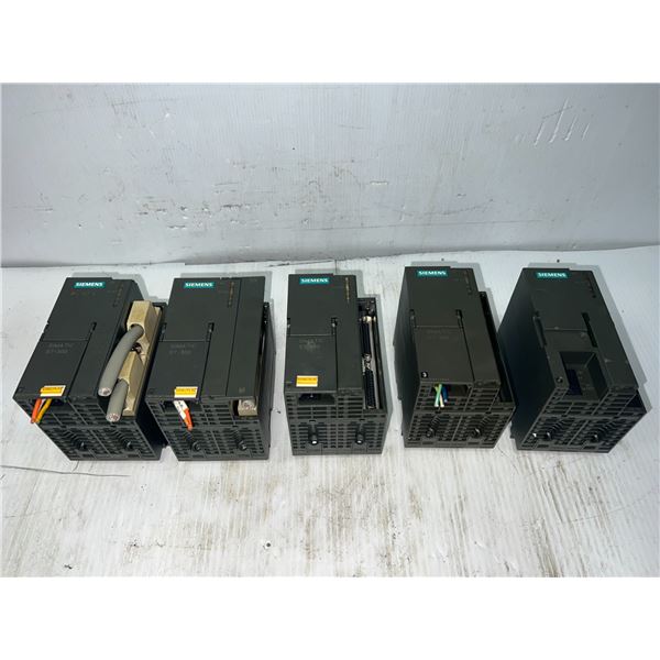 Lot of (5) Siemens #6ES7 361-3CA01-0AA0 Simatic S7 Modules