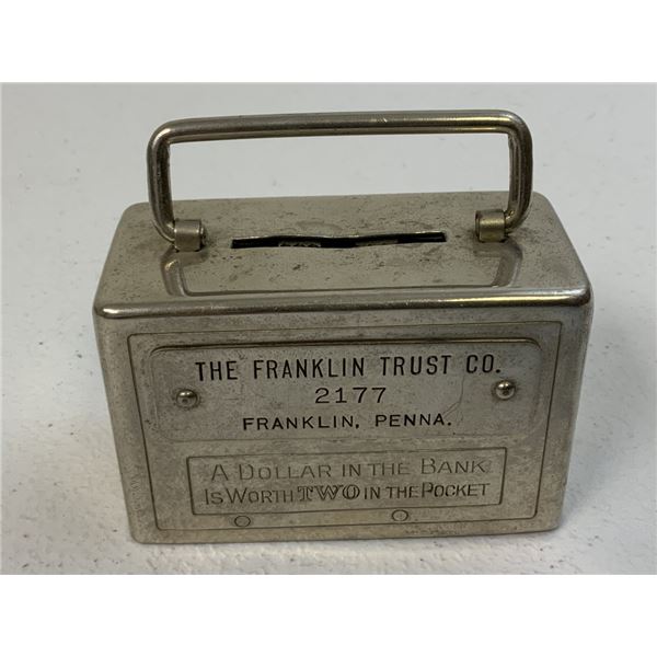 VINTAGE FRANKLIN TRUST CO. COIN BANK