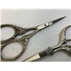 Image 3 : ANTIQUE GERMAN ART DECO PAIR OF SEWING EMBROIDERY SCISSORS