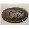 Image 1 : US CIVIL WAR CONFEDERATE STATES CS ENLISTED MAN BELT BUCKLE