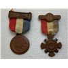 Image 1 : ANTIQUE US SONS AND DAUGHTERS OF UNION VETERANS OF THE CIVIL WAR MEDALS