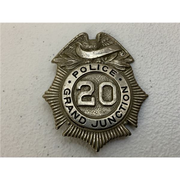 VINTAGE OBSOLETE POLICE BADGE