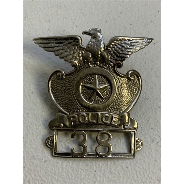 VINTAGE OBSOLETE POLICE BADGE