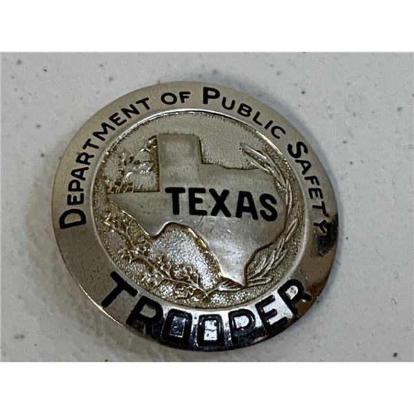 VINTAGE OBSOLETE TEXAS TROOPER BADGE