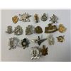 Image 1 : VINTAGE UK AND COMMONWEALTH MILITARY INSIGNIA BADGES AND PINS