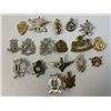 Image 2 : VINTAGE UK AND COMMONWEALTH MILITARY INSIGNIA BADGES AND PINS