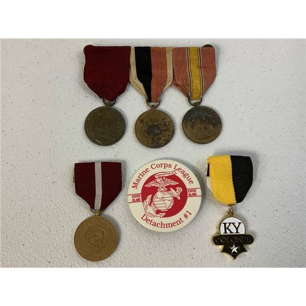 US WWII AND LATER LOT OF MEDALS